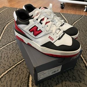 New Balance 550 White Red Black